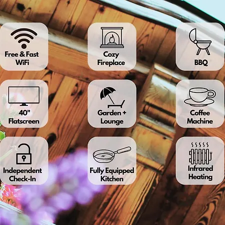Paradieschen - Stilvolles Blockhaus Mit Kamin Apartman *