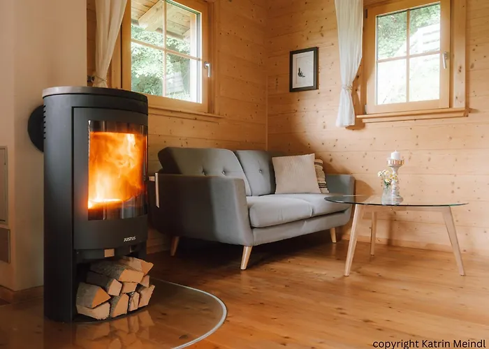 Paradieschen - Stilvolles Blockhaus Mit Kamin
